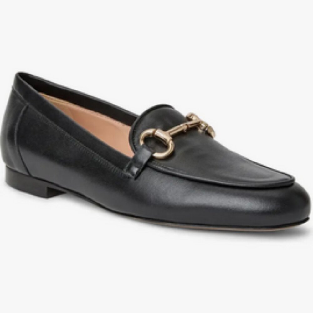 Bruno Magli Luna Bit Black Leather Loafer. Sz: 9